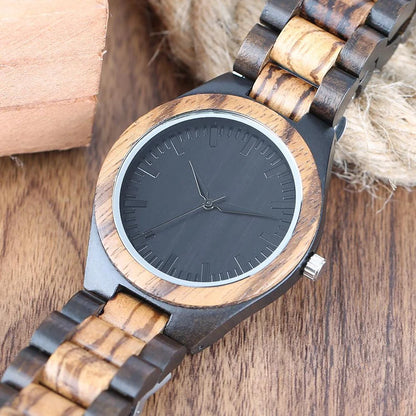 W199 Engraved Wood Watch - Anniversary Gift for Him