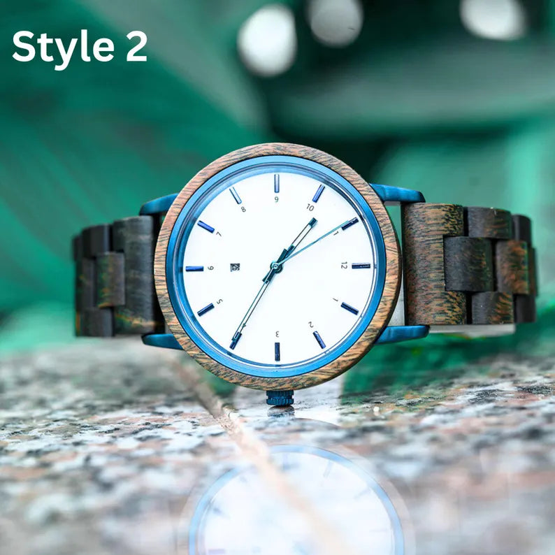 W304 Personalized Wooden Watch